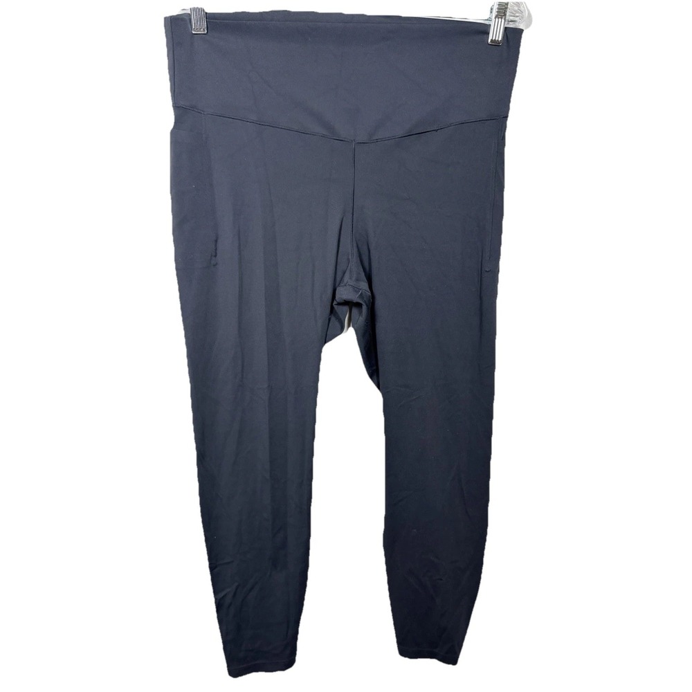 Soma 24/7 High Waist Pocket Leggings Women's XL Black Stretch Activewear